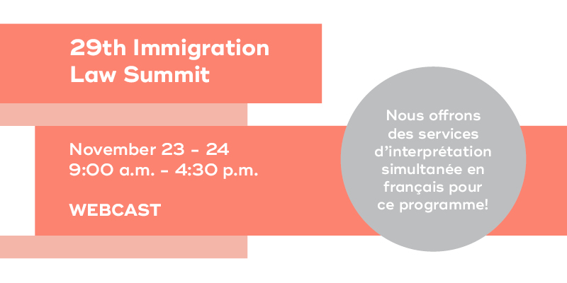 29th Immigration Law Summit